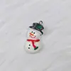 Árbol de Navidad Transfronterizo Papá Noel Muñeco de Nieve DIY Pegamento de Crema Adornos de Resina Colgante Decoración Colgante DIY Colgante