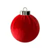 Ventas Directas de Fábrica Bolas de Tela de 6/8 cm Bolas de Navidad Colgantes de Decoración Navideña Listas para la Venta
