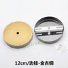 Placa de techo hierro forjado borde recto disco portalámparas chasis de 12 cm restaurante candelabro lámpara de pared accesorios de iluminación