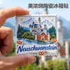 Souvenirs Turísticos de Ciudades de Todo el Mundo Diseñados Personalmente de Fábrica, Imanes de Nevera de Resina, Pegatinas Magnéticas 3D Culturales y Creativas