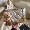 Bolsa Stray de Diamantes Taro Bobo Cachorrinho Pão Bolsa de Corrente Feminina Bolsa Tiracolo de Ombro