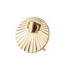 Fabricantes de cerraduras decorativas de concha redonda de moda, suministro de accesorios de hardware para bolsos de equipaje, cerradura de tornillo de aleación de zinc, venta al por mayor