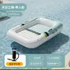 Nuevo producto transfronterizo: Hamaca Inflable con Red, Flotador Plegable de Doble Uso con Respaldo, Sillón Flotante para Jugar en el Agua, Sofá Cama Flotante