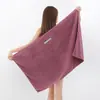 Gorro Secador de Pelo Personalizado para Mujer, Toalla Gruesa y Suave para Secar el Cabello, Turbante de Doble Capa, Gorro de Ducha Absorbente de Vellón de Coral con Logo Bordado