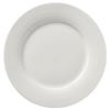 Plato plano de cerámica de estilo retro con relieve de alto valor de color, plato occidental para Psta, plato de postre para desayuno, plato de ensalada roscado