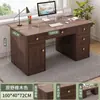 Escritorio de Computadora de Escritorio para el Hogar Simple Moderno con Cajones Escritorio de Escritura Habitación Mesa de Estudio Simple Mesa de Estudio para Estudiantes Nuevos