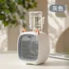 Ventilador mini plegable transfronterizo, ventilador recargable por USB, ventilador eléctrico portátil de escritorio para exteriores, venta al por mayor