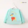 Overol para Comer de Bebé Otoño e Invierno Dibujos Animados Impermeable y a Prueba de Suciedad Delgado Babero Antivestido de Manga Larga Ropa para Comer para Bebé