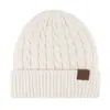 Gorro de Punto de Nuevo Estilo con Forro de Lana, Engrosado para Ciclismo al Aire Libre, Cortavientos y Cálido, Unisex, Gorro de Punto Sencillo y Elegante