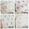Papel de regalo de papel de pera a rayas azul bebé simple, forro de caja de avión, papel a prueba de humedad para ropa, papel de regalo para flores