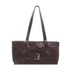 Bolsa Balde Portátil Estilo Coreano Tendência Transfronteiriça Bolsa Feminina 226 Outono Novo Cor Sólida Patchwork Bolsa de Ombro Única Bolsa de Ombro para o Trabalho