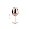 Copas de Vino de Gama Alta Transfronterizas, un Juego de Copas de Champaña de Acero Inoxidable, Copas para Vino y Cócteles, Personalización de Gama Alta