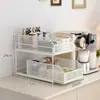 Prateleira de armazenamento de xícaras, armário de armazenamento de mesa, aparador, xícara de café, xícara de chá, conjunto de chá, tipo retrátil para mesa de casa