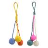 Brinquedo para gatos, corda de cânhamo e sisal, bola de moagem mista, garra de moagem e calmante, pode pendurar, suprimentos essenciais para animais de estimação