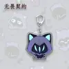Novo Chaveiro Gato Valorant Fofo Jett e Mordred Acessórios de Jogo Ornamento de Mochila em Acrílico