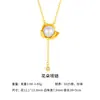 Rueda de la Fortuna S925 Collar de Flor Plata Esterlina Femenino Nicho Versátil Gama Alta Pequeño Fresco Diseño Joyería Al Por Mayor