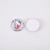 Parche de Gema del Tiempo Hecho a Mano Gato KT Soporte para Teléfono Móvil con Airbag Parche de Vidrio de Cristal Joyería DIY Accesorios