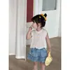 Chaqueta de Verano para Niñas Estilo Nuevo Ropa Amigable con la Piel Infantil Ropa Exterior Elegante para Niñas Primavera y Verano Ropa Ligera con Protección Solar para Bebés Niñas