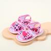 Sandalias Nuevas de Verano para Bebé Niña de 1 a 3 Años Leopardo Amor Zapatos de Llamada MY2403