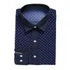 [Código europeo] Camisa de manga larga con estampado de estrella de cinco puntas clásica informal para hombre, primavera y otoño 2020, Comercio Exterior 5071