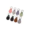 Llavero Sencillo de Cuero Cuerda de Cuero de Moda Cadena para Llavero de Coche de Pareja Llavero Personalizado Colgante para Bolso