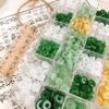 Em Estoque Novos Acessórios de Vidro Estilo Chinês Fivela da Paz de Imitação de Jade Pingente Estilo Nacional Acessórios de Joias para Nail Art Ornamento Pendurado DIY Feito à Mão