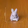 Decoraciones de paisaje en miniatura, adorables y creativas: lindas figuritas de conejitos, accesorios DIY para casa de muñecas y adornos de escritorio en miniatura