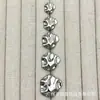 Botones metálicos de moda irregulares para trajes, abrigos de lana tejidos, botones decorativos versátiles y simples para coser a mano