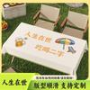 Mantel para Mesa de Camping al Aire Libre Cubierta Portátil Impermeable y a Prueba de Aceite Mantel para Puesto de Comida Mesa de Picnic Mantel para Puesto de Comida Hotel Impresión Personalización
