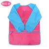 Delantal de pintura para niños transfronterizo, bata, bebé, niños, estudiantes, pintura, DIY, impermeable, protector contra suciedad, ropa anti-pintura