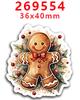 2023 nuevo parche de resina acrílica lazo adorables pegatinas decorativas refrigerador PR269356