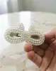 Nuevo Estilo Pasador de Perlas Accesorio para el Cabello para Mujeres, Exquisita Pinza para el Cabello para Flequillo Lateral, Elegante Pasador para Flequillo