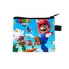 Bolsa de Monedas Popular Transfronteriza de Dibujos Animados de Mario, Mini Cartera para Estudiantes de Primaria, Bolsa de Almacenamiento Unisex, Linda y Divertida para Niños