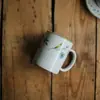 Atacado Louça de Cerâmica Série Floral Conjunto Prato de Sobremesa Prato de Bife Prato de Servir Xícara de Café e Pires Prato de Sopa Tigela de Sopa Tigela de Arroz