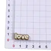 Placa linda de AMOR acrílico diy accesorios para joyería funda de teléfono móvil agujero zapatos pasador de pelo accesorios para el cabello material de parche
