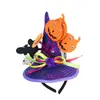 Festa Fantasia de Halloween Adereços de Performance Aro de Cabeça Cabeça de Morcego Aranha Caveira Abóbora Chapéu de Bruxa Aro de Cabelo Fivela de Cabeça