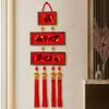 2026 Nuevo Modelo Año del Caballo Marco de Fotos Decoración Colgante para el Festival de Primavera y Año Nuevo, Decoración Colgante de Pared de Fondo de Vestíbulo Festivo de Gama Alta y Puerta