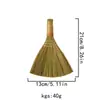Escoba de paja escoba de piso escoba de madera cerdas suaves escoba para el hogar piso alféizar herramienta de limpieza de pelo paja respetuoso con el medio ambiente