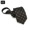 Gravata simples e conveniente sem zíper para vestido masculino moderno Business Casual Coffee Brown Tie 8CM de largura