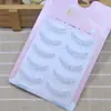 Pescado Xiaoya tipo A pestañas inferiores pestañas postizas femenina simulación sobrenatural orejas de gato forma V completa sensación de dibujos animados pegatinas de maquillaje de novia