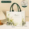 Bolsa de Lona Personalizada con Diseño Impreso, Bolsa de Compras Ecológica, Bolsa de Lona, Bolsa Impresa Multicolor, Bolso de Mano Publicitario Cultural y Creativo, Hecho a Medida