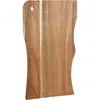 Tabla de Cortar de Madera Madera de Acacia Tabla de Cortar de Doble Cara Engrosada Irregular Tabla de Cortar Doméstica Tabla para Frutas Alimentos Cocinados