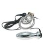Xugu Yu [Set de Descarga Eléctrica Masculino] Jaula para Pene Combinación de Tapón Anal Herramienta Sexual Juguete Sexual Entrenamiento Orgasmo