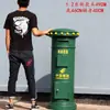 Buzón Decorativo para Patio Buzón Letrero de Hierro Estilo Europeo Caja para Periódicos Adornos Accesorios para Fotografía De Pie Estilo Retro Industrial
