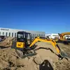 Exportar a Australia Tipo de Combustible Excavadora de Orugas 3 Toneladas Excavadora de Construcción Mini Zanjadora Agrícola