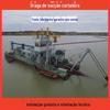 Doca Portuária Shoal dragador de rio dragador de sucção com fresa navio dragador de sucção com fresa navio dragador