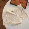 Braguitas de Chica con Estampado Retro Francés y Ribete de Encaje, Suaves y Cómodas, Levanta Glúteos, Entrepierna Antibacteriana Extendida