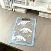 Portapapeles de plástico duro tamaño A4 con impresión a color de dibujos animados, engrosado de 2.1 mm, impermeable, para guardar exámenes