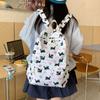 Mochila Pequeña Fresca para Estudiante de Secundaria, Linda de Dibujos Animados, Grafiti, Mochila para Estudiante de Preparatoria de Gran Capacidad, Mochila para Computadora a la Moda