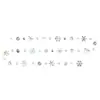 Decoraciones colgantes de copo de nieve con láser transfronterizas, guirnaldas de copos de nieve, decoraciones navideñas para fiestas de temática invernal, adornos colgantes de copo de nieve